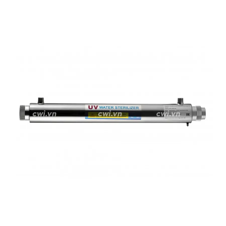 Bộ đèn UV diệt khuẩn nước SST8-25W lưu lượng 1.8m3/h