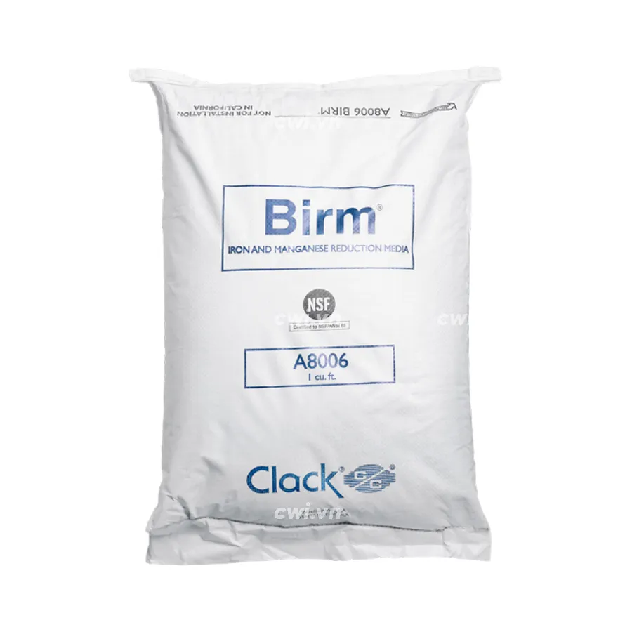Hạt Birm: Khử sắt, asen và mangan trong nước hiệu quả