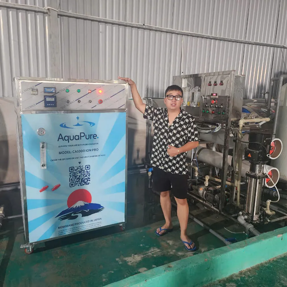 Hệ thống lọc nước đóng bình - Ion kiềm công nghiệp 1000l/h
