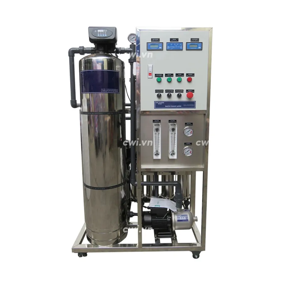 Hệ thống RO Nhà máy xử lý nước sạch 1000L/giờ