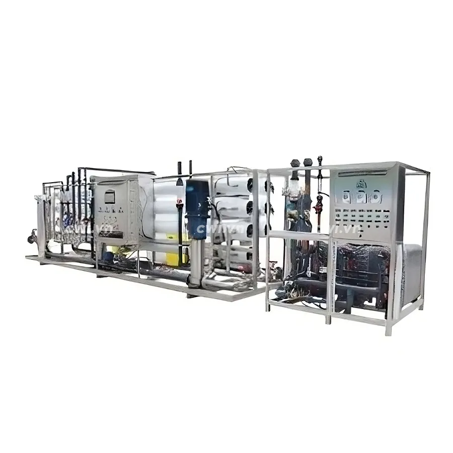 Hệ thống xử lý nước RO EDI 1000L/H: Lọc nước 2 tầng