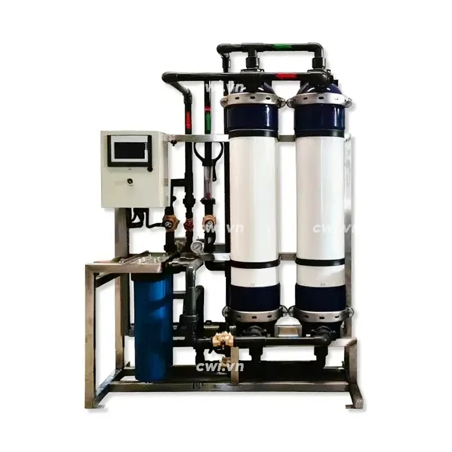 Hệ thống xử lý nước UF 4000L/h: Siêu lọc, cấp nước khoáng