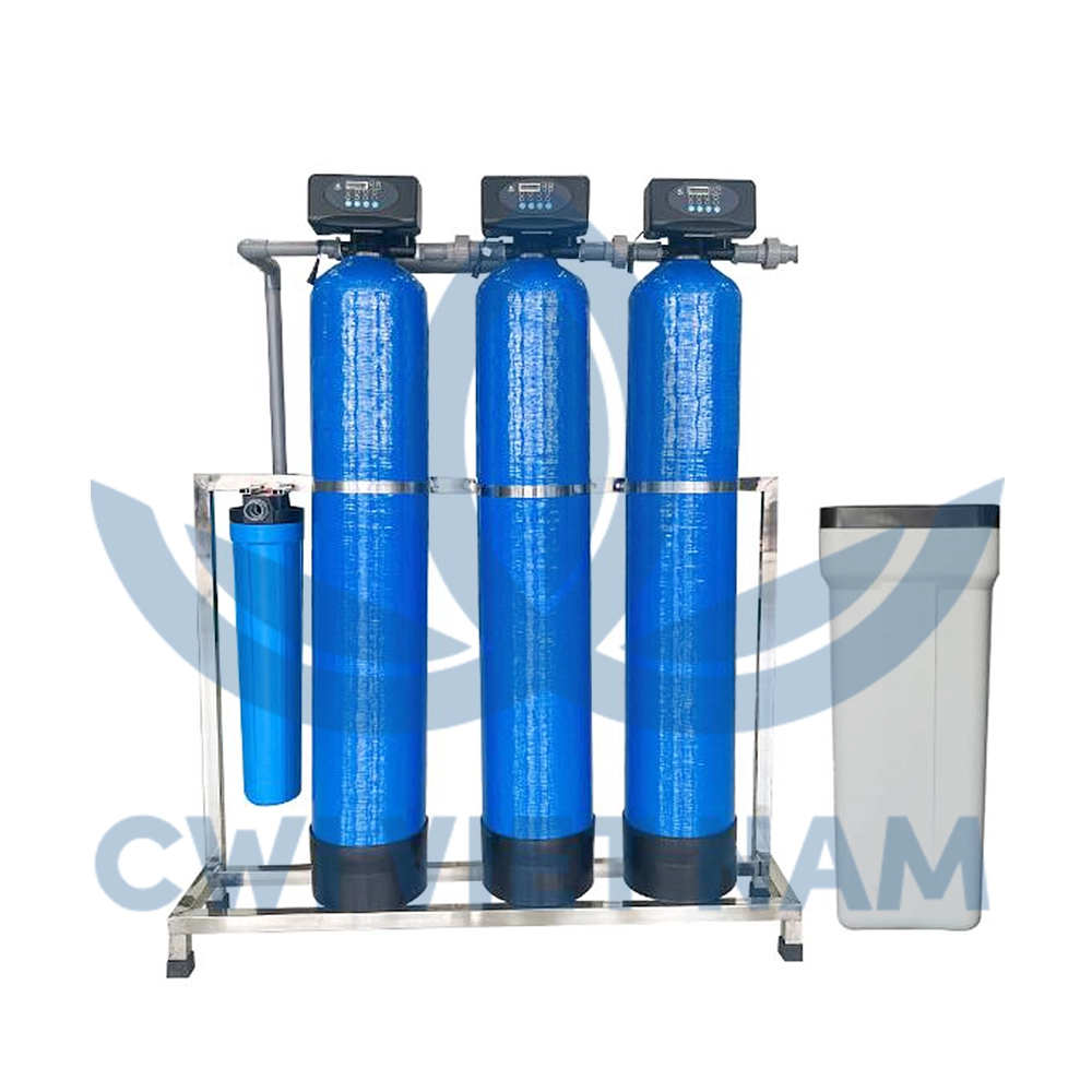 Thiết bị lọc nước tổng sinh hoạt đầu nguồn 3 cấp tự động